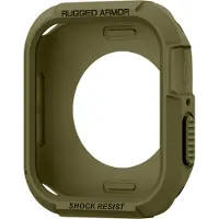 Spigen Coque Rugged Armor pour Apple Watch 4 / 5 / 6 / SE - 44 mm - Vert