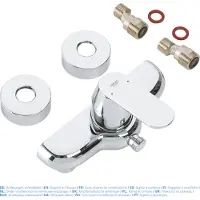 GROHE mitigeur monocommande douche Eurosmart C montage mural chromé