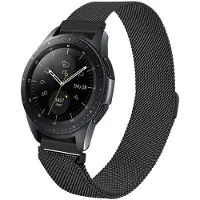 IMoshion Bracelet magnétique milanais Samsung Galaxy Watch 3 (45 mm) / Watch (46 mm) / Gear S3 Frontier / Gear S3 Classic (22 mm) - Noir