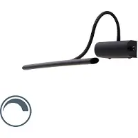QAZQA Applique murale design noire 32 cm avec LED et variateur - Tableau