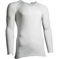 Precision Essential Long Sleeve Base Layer Blanc XS