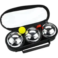 Get & go Ensemble Jeu De Boules IV 3 boules Argenté COD 52JP-COD-Uni