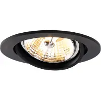 QAZQA Spot encastré moderne noir orientable AR70 - Cisco