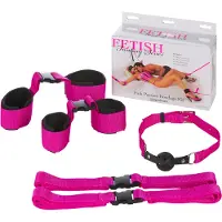 Fetish Fantasy Kit de Bondage - Rose Passion - PD3842-00 - Couleur Rose - Pour Adultes - Débutants Bienvenus