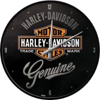 Harley Davidson Horloge murale *Genuine* DIAMÈTRE : 31 CM
