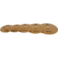Fazley CYM-Mute-PRO-G Low Noise Gold set de 4 cymbales + housse