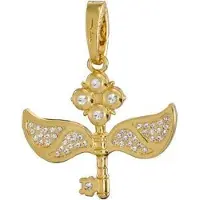 Noble Collection Pendentif Harry Potter - Clé Volante Charm Lumos