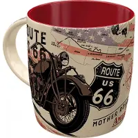 US Highways Route 66 tasse céramique rétro ROAD* 300 ML, CÉRAMIQUE