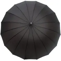 Smati Parapluie long noir automatique - Gentleman 16 baleines fibre de verre Susino Regenschirm, 92