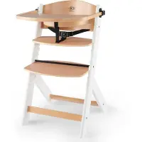 Kinderkraft Enock Bois Cire Chaise d'enfant Wit/Naturel