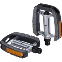 BBB Comfortlight Pedals Argenté