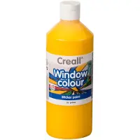 Havo Peinture pour vitres Creall jaune, 500ml