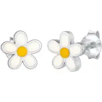 Elli Bijou 'Blume' jaune / argent / blanc