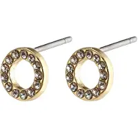 Pilgrim Boucles d'oreilles 'Tessa' or / blanc