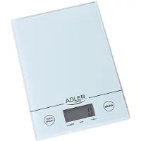 Adler Balance De Cuisine Ad 3138 W 5 Kg / 1g Blanc