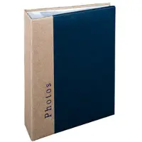 Henzo Album Photo Slip-in 200 Chapter Bleu