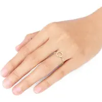 Elli PREMIUM Bague 'Geo' or