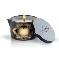 Kamasutra - bougie de massage vegan - vanille bois de santal - 170g
