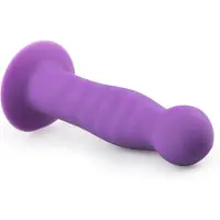 Easytoys Anal Collection - gode ceinture vague avec ventouse - silicone violet