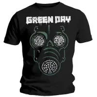 Green Day T-Shirt Gas Mask Homme Noir - Taille XL