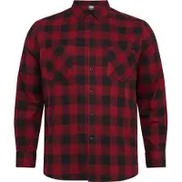Urban Classics Chemise bourgogne / noir