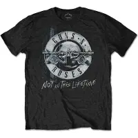Guns n' Roses Hommes, T-shirt, Not In This Lifetime Tour Xerox, Noir, (L)