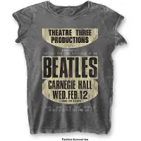 Ginza.se The Beatles - T-Shirt Burnout Col - Carnegie Hall - Woman (L)