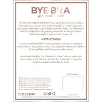Bye Bra - coussin rehausse-seins waterproof - transparent
