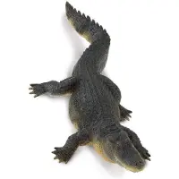 Safari animaux sauvages Alligator junior 26,5 cm vert foncé/marron