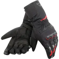 Dainese Tempest Unisex D-Dry Noir Rouge Long Gants Taille XXXS