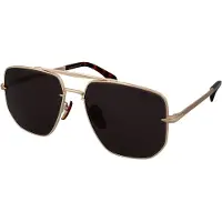 David Beckham Lunettes de soleil 7001/S pour homme Cat. 3 Design Pilot Métal doré
