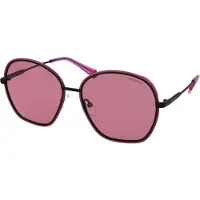 Polaroid Lunettes de soleil - - 6113/S - Wayfarer - Noir/Rose - Protection UV400