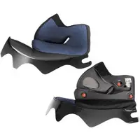 Shark Spartan Kit de coussinets de joues Uni 25MM unisex