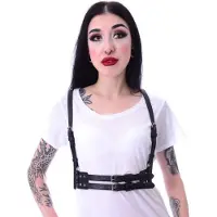 Poizen Industries Harnais Gothic de - Revon Belt - pour Femme - noir - Taille Standard
