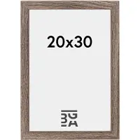 Walther design Fiorito noyer 20x30 bois avec passe-partout (20 x 30 cm)