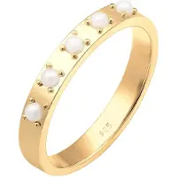 Elli Bague 'Perlen' or / blanc perle