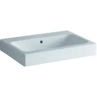 Geberit iCon lavabo 60x48,5cm blanc, 124063 sans trou de robinetterie (485 mm, 600 mm)