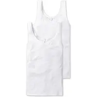 Schiesser Maillot de corps blanc