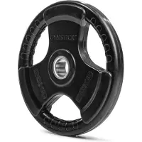 Gymstick Rubber 20kg Plate Noir 20 kg