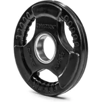 Gymstick Rubber 2.5kg Assiette noire 2.5 kg Noir 2.5 kg