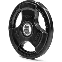 Gymstick Rubber 10kg Assiette noire 10 kg Noir 10 kg