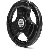 Gymstick Rubber 15kg Assiette noire 15 kg Noir 15 kg