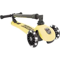 Scoot & Ride Highway Kick 3 - LED - Lemon - - UneTaille - Trottinnette