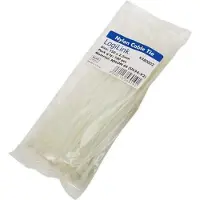 Logilink Set de 100 colliers de serrage, longueur : 150 mm, épaisseur : 2,5 mm (Serre-câbles en plastique, 150 mm, 100 pcs)
