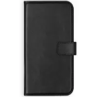 Selencia Étui portefeuille en cuir véritable Samsung Galaxy A70 - Noir