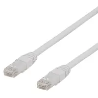 Deltaco Câble patch U/UTP Cat6a 3m 500MHz LSZH blanc (U/UTP, CAT6a, 3 m)