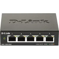 D-Link 5 Port Gigabit Easy Smart Switch Noir One Size / EU Plug 220V