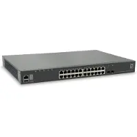 LevelOne GTL-2891 - Commutateur - C3 - Géré - 24 x 10/100/1000 + 2 x SFP+ 10 Go (liaison montante) - Montable sur rack