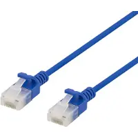 Deltaco netvaerkskabel - 2 m - blå (U/UTP, CAT6a, 2 m)