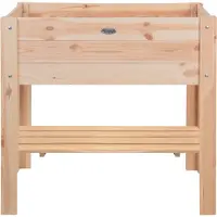Esschert Design Lit surélevé avec pieds en L Naturel S